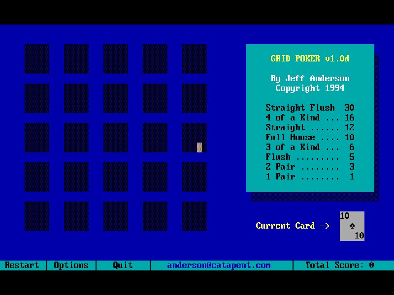 Grid Poker